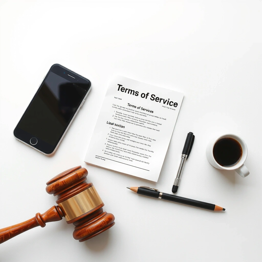 Abstract digital legal concept background